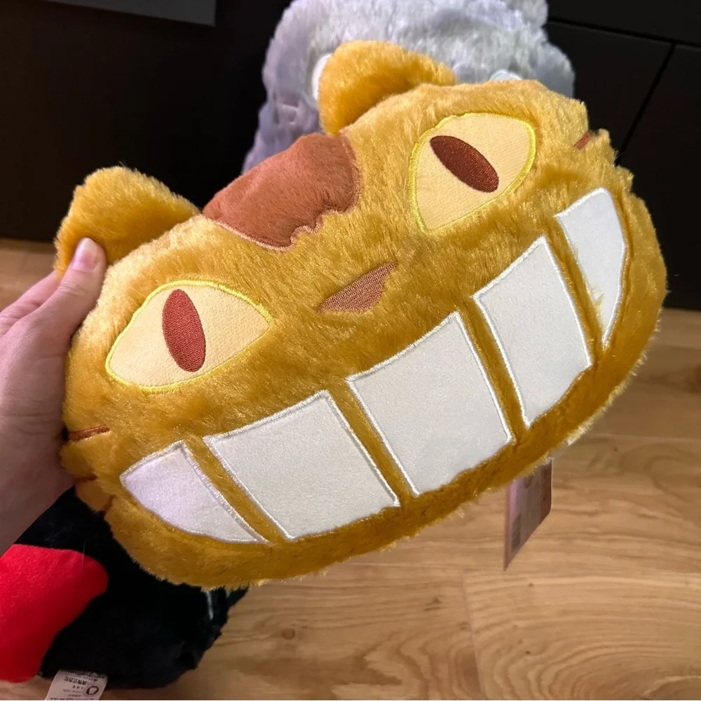 Studio Ghibli Catbus Die-Cut Pillow Cushion NWT 13x10” My Neighbor Totoro Decor